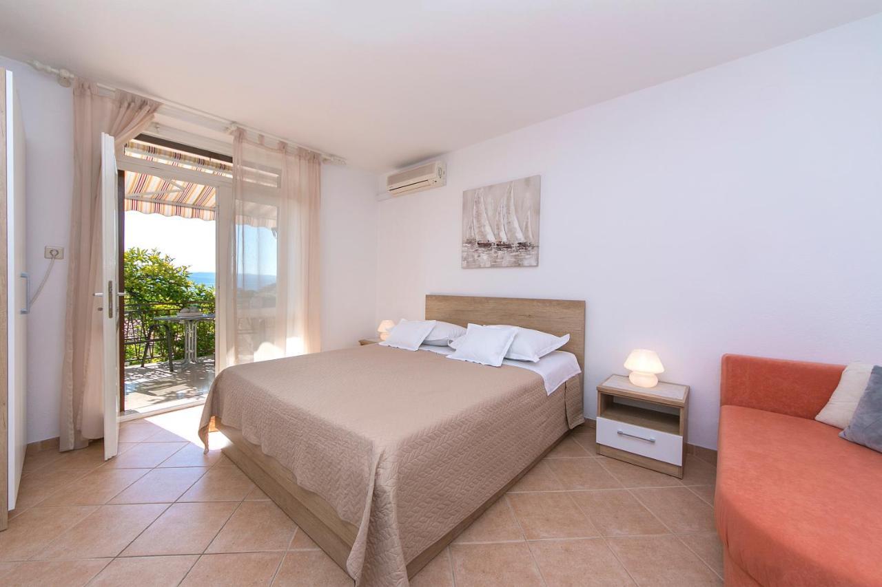 Seaview Center House Brela Villa Bagian luar foto