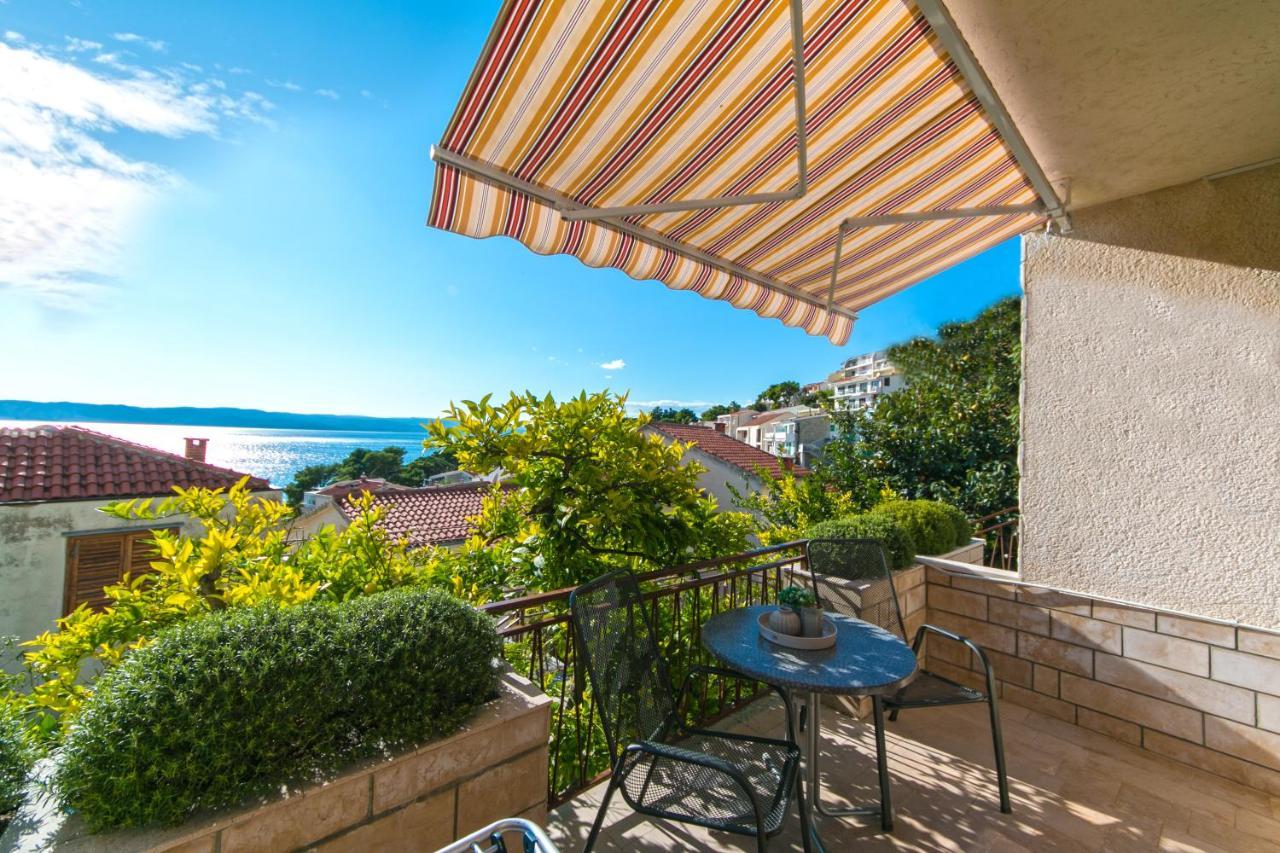 Seaview Center House Brela Villa Bagian luar foto