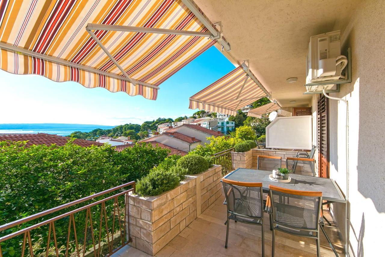 Seaview Center House Brela Villa Bagian luar foto