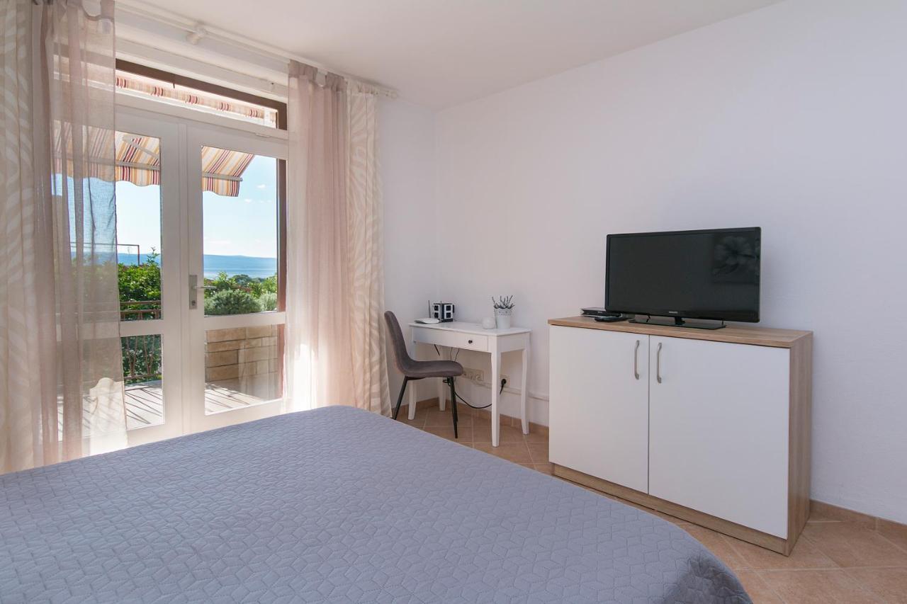 Seaview Center House Brela Villa Bagian luar foto