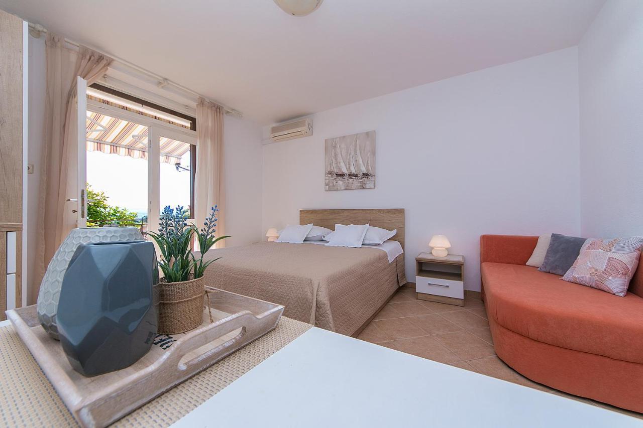 Seaview Center House Brela Villa Bagian luar foto