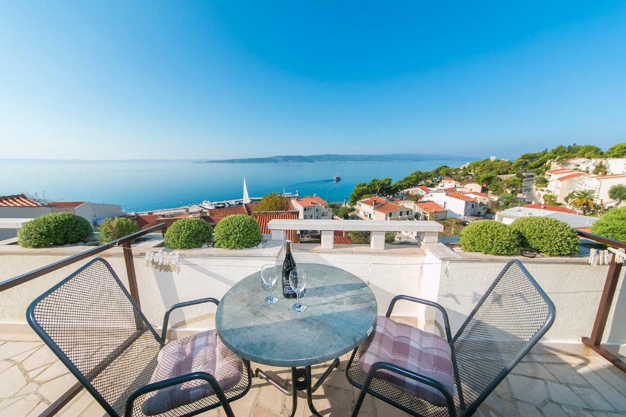 Seaview Center House Brela Villa Bagian luar foto