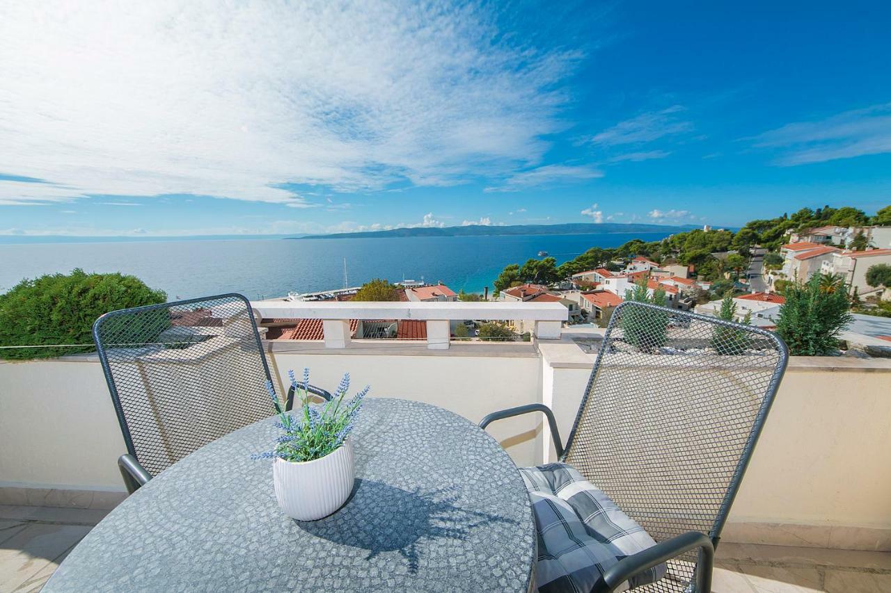 Seaview Center House Brela Villa Bagian luar foto