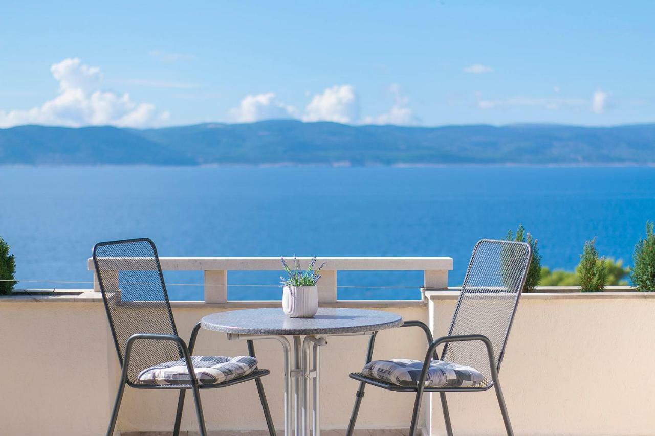 Seaview Center House Brela Villa Bagian luar foto